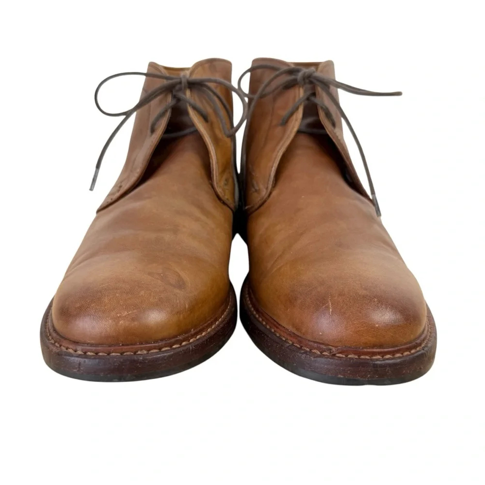 FRYE Murray Chukka Boots Cognac Brown Sz 9